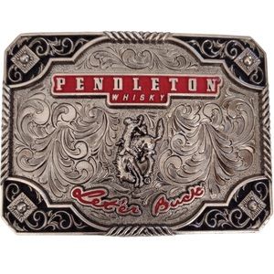 Limited Edition Pendleton Whiskey Belt Buckle by Montana Silversmiths